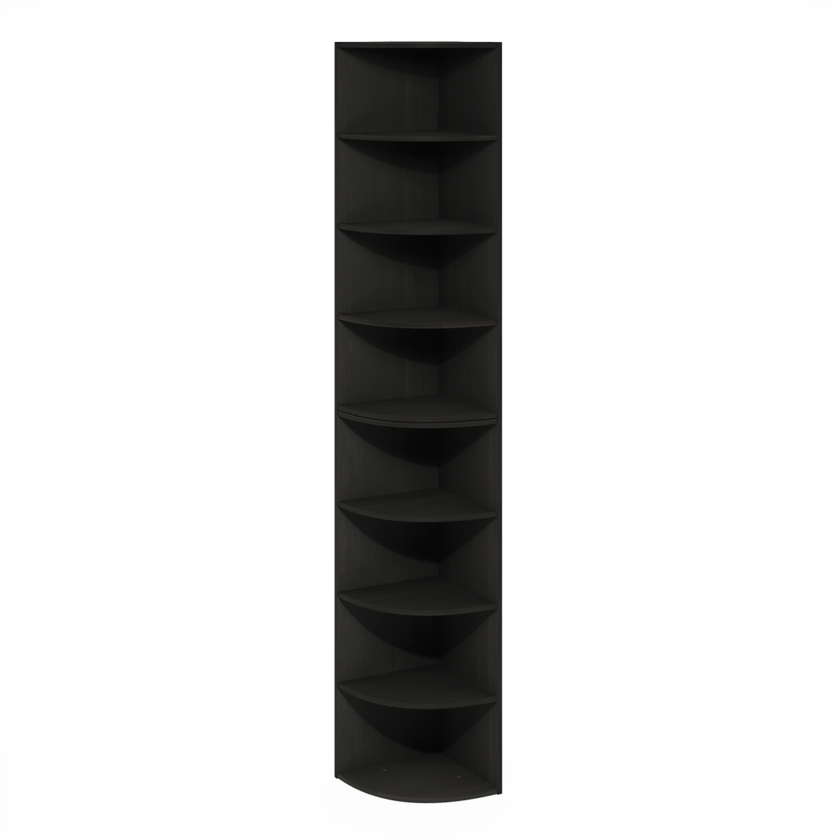24397EX Econ 8-Tier Corner Shelf Bookcase, Espresso