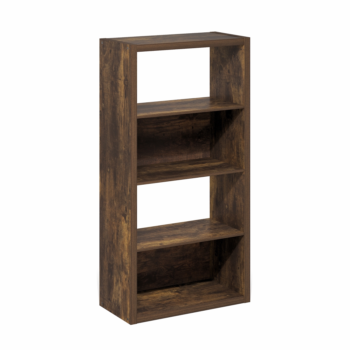 24267AP 4-Tier Viola Open Shelf Bookcase & Bookshelf - Amber Pine