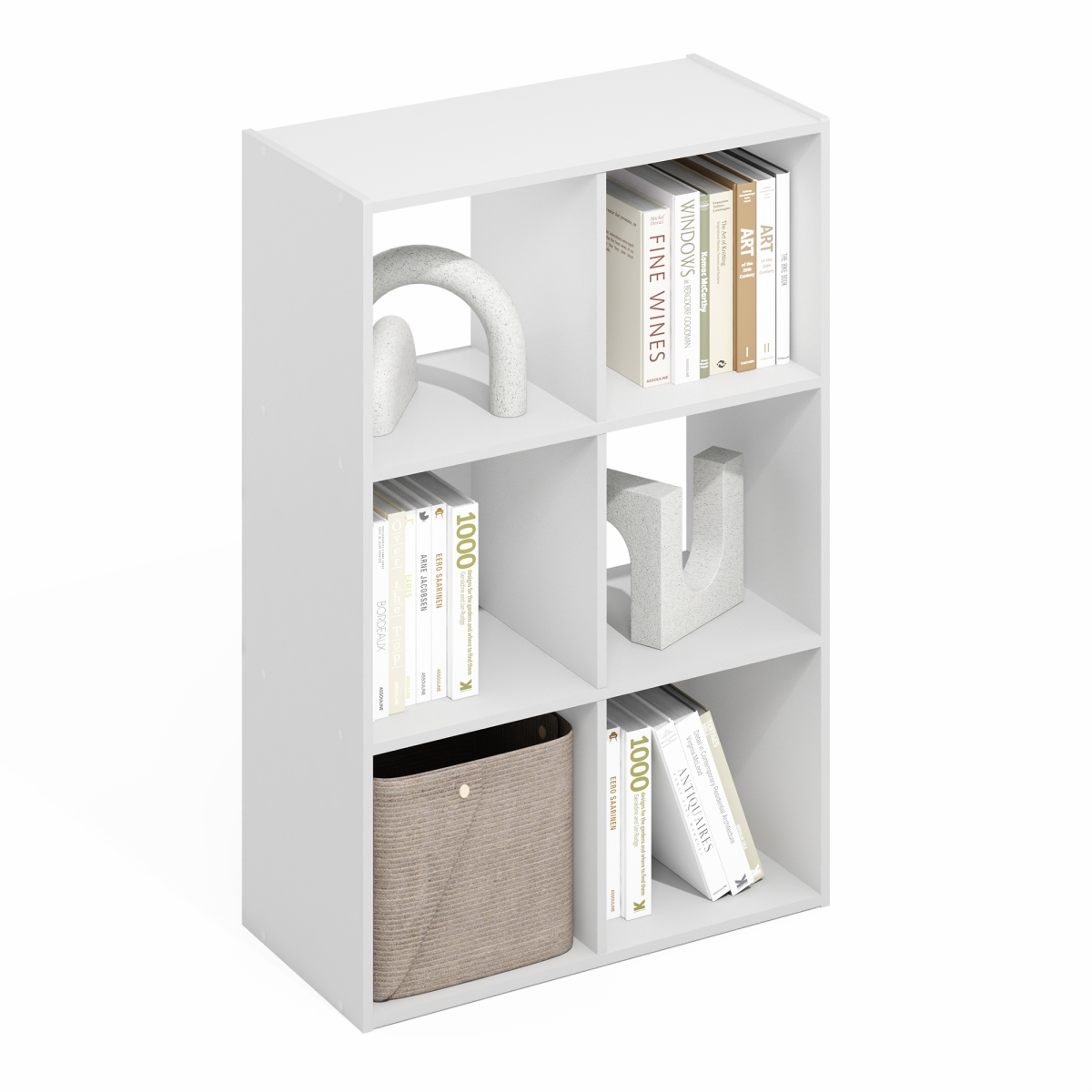 RL18053PWH 3 x 2 in. Pelli Cubic Storage Cabinet - Plain White