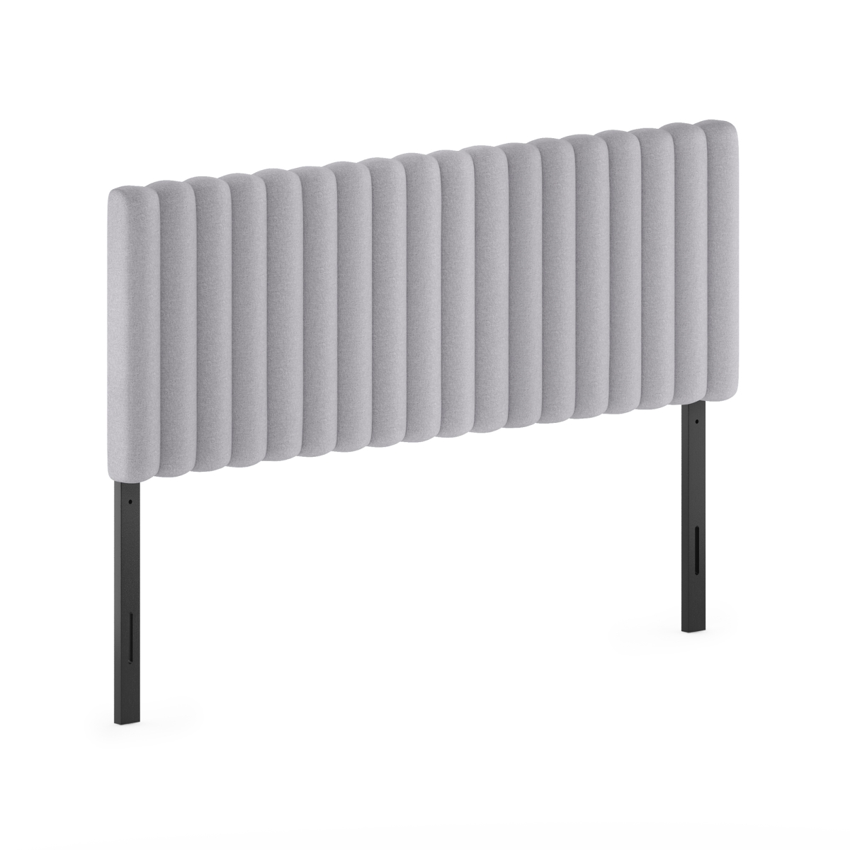 RLFB21076QLG Roanne Upholstered Tufted Headboard - Light Gray - Queen