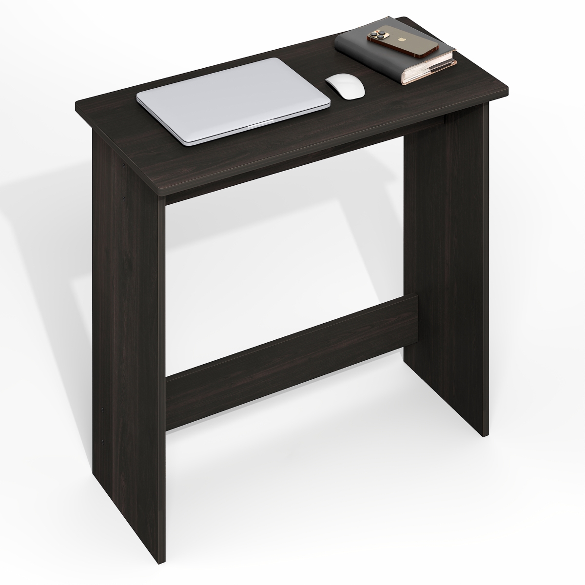 RL14035BEX Simplistic Computer Desk, Office Desk, Writing Desk for Home Office - Black Espresso