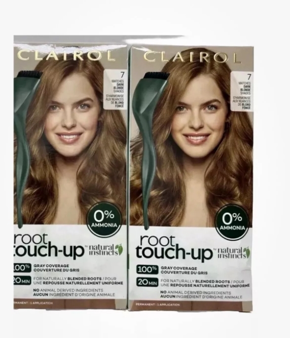 Picture of Clairol DY67334 Clairol Root Touch Up 7 Dark Blonde Shades Permanent Application- Lot of 2 Boxes