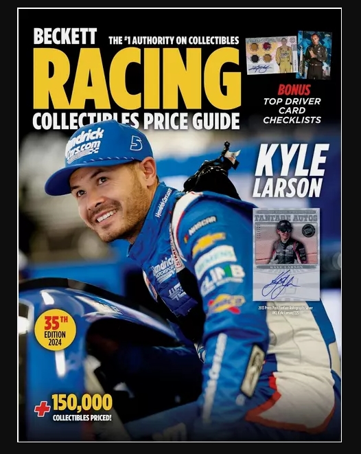 Picture of 2024 Beckett Racing Collectibles Price Guide 35th Edition With Kyle Larson