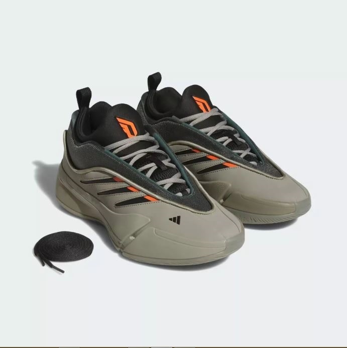 Picture of adidas AD700045 adidas Dame 9 Low Silver Pebble Basketball Shoes | JI1939 | Men&apos;s Size 12