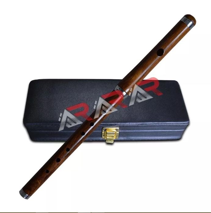 Picture of AAR AA78335 Irish Professional Scottish Marching Bb Flute 2 Pcs Black Hard Case Highland AAR