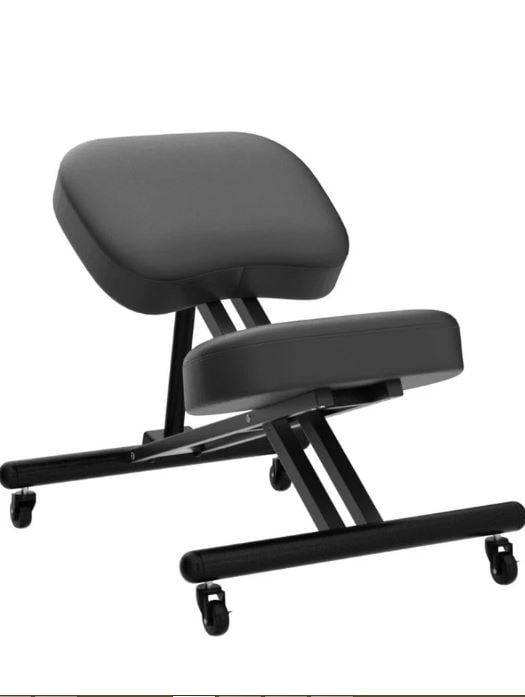 Picture of bestchoice BC56111 Ergonomic Kneeling Chair Adjustable Posture Chair Stool with Angled Seat Black