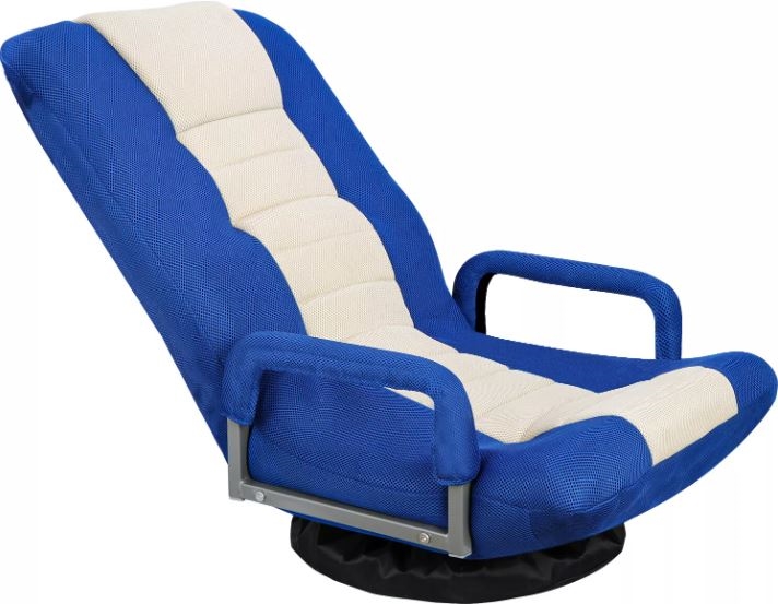 Picture of SEGAWE SS38002 360 Swivel Gaming Chair Multipurpose Folding Floor Chair w/Armrest Adjustable