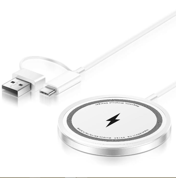 Picture of AICase AL89446 Magsafe Charger For iPhone 16 15 14 13 12 Pro Max Magnetic Fast Wireless Charger
