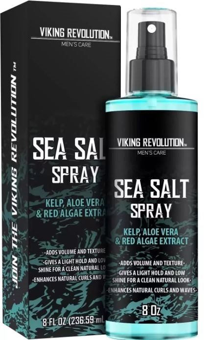Picture of SEA se56228 Sea Salt Spray for Hair Men - Hair Texturizing Spray with Kelp&#44; Aloe Vera & Red