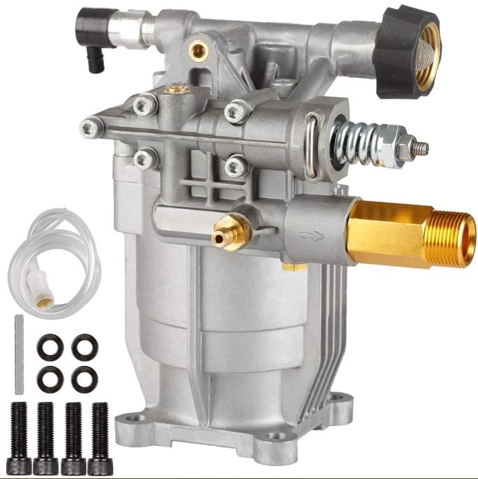 Picture of MUTURO sm78882 3/4&apos; Shaft Horizontal Pressure Washer Pump&#44; 2600-3000 PSI&#44; 2.5 GPM&#44; OEM Repla...
