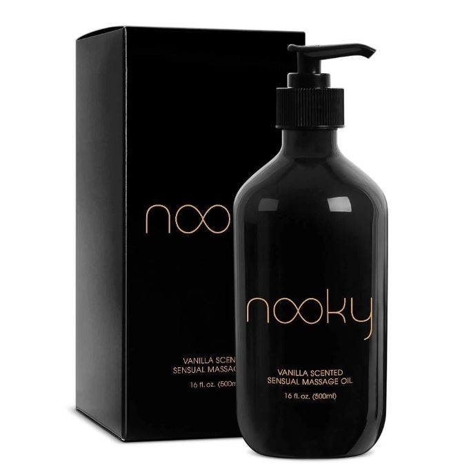 Picture of Nooky NO67224 Massage Oil with Fractionated Coconut Oil for Massaging 16 Ounce (Coconut)