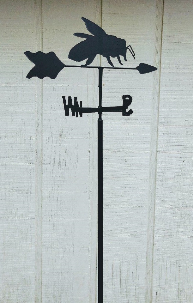 Honey Bee Garden Mount Weathervane