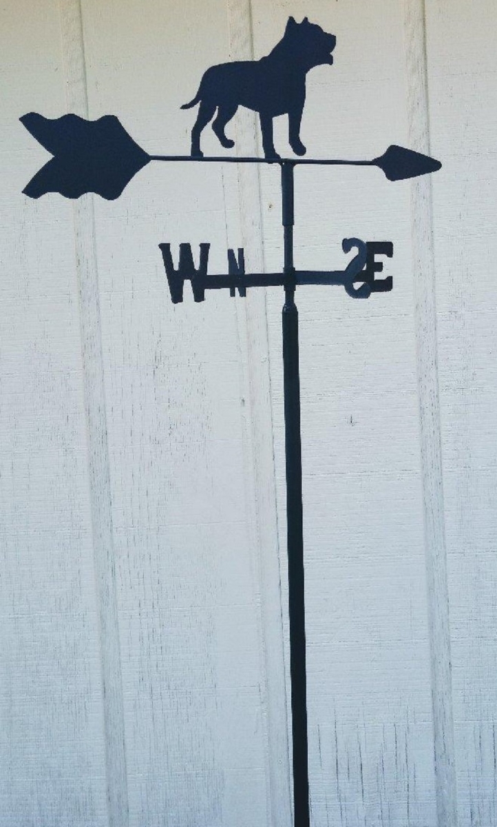 Pitbull Garden Mount Weathervane