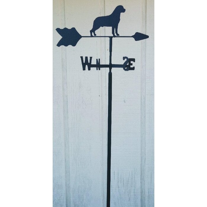 rottyin Rottweiler Garden Mount Weathervane