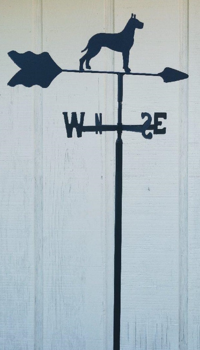 Great Dane Garden Mount Weathervane