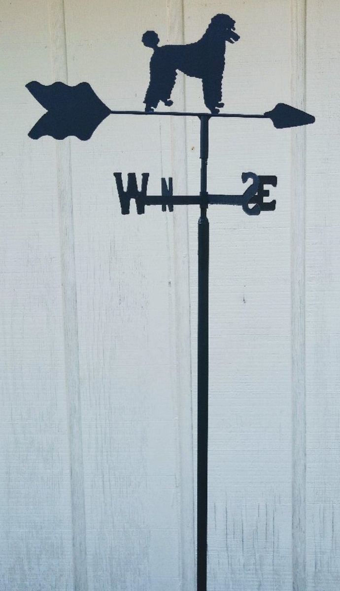 poodlein Poodle Garden Mount Weathervane