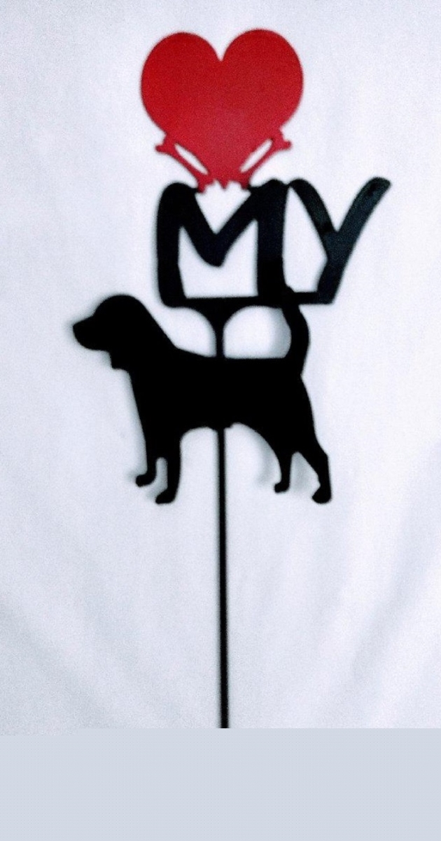 beagleheart Beagle Love My Heart Sign