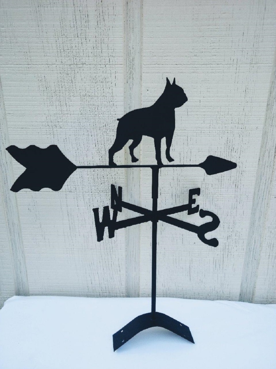 Boston Terrier Roof Mount Weathervane