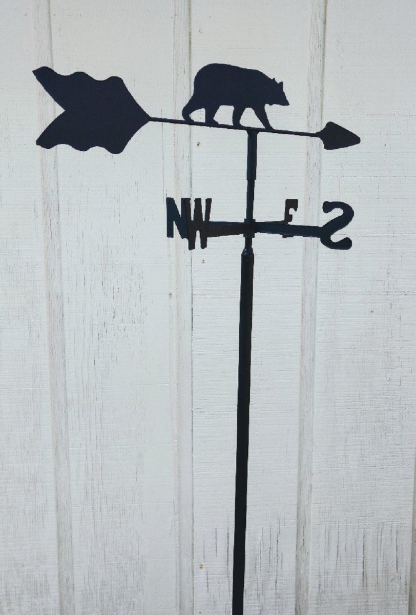 bearin Bear Garden Mount Weathervane