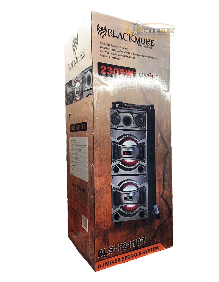 Picture of Blackmore Ausio BLS-5211BT DJ Speaker System with Bluetooth EQ-FM-USB-SD Speaker with LED Lights