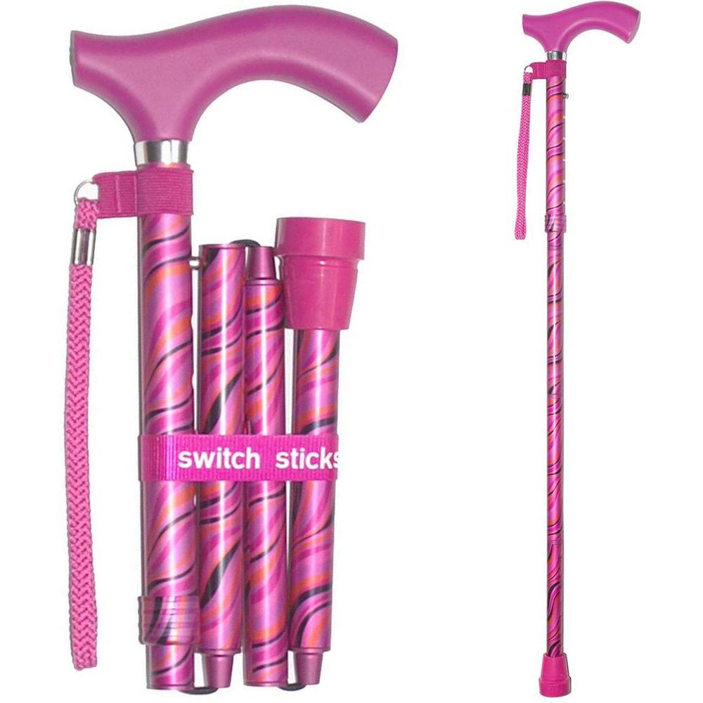 502-2000-5132 32-37 in. Luxury Tango Walking Stick, Pink