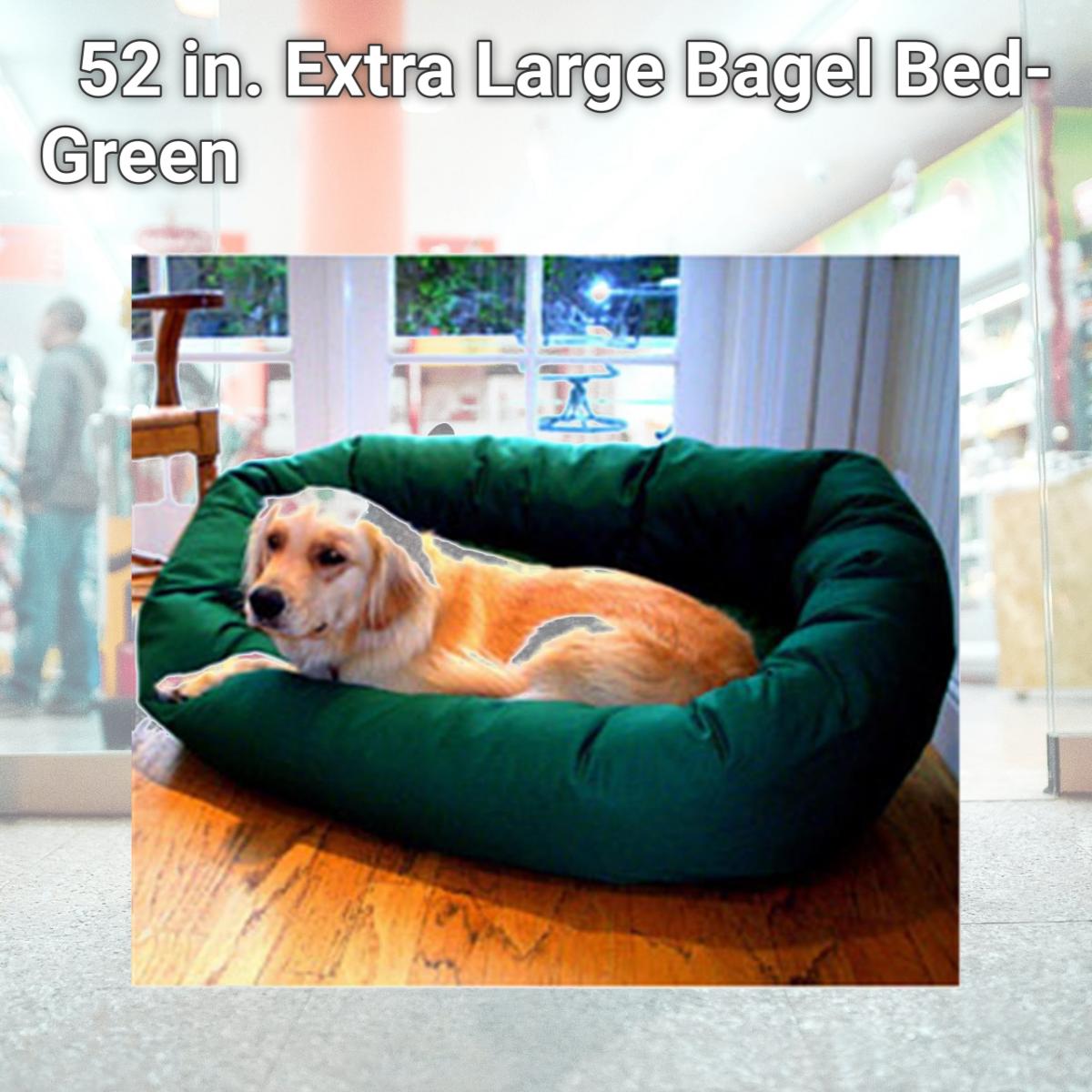 Picture of Majestic Pet 788995611530 52 in. Extra Large Bagel Bed- Green