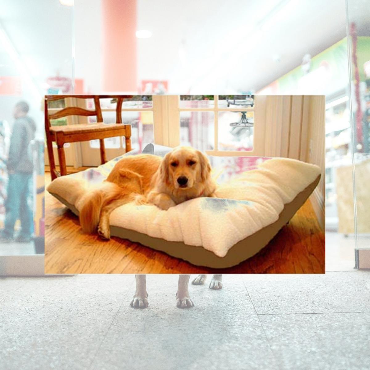 Picture of Majestic Pet 788995651659 42x60 Extra Large Rectangle Pet Bed- Khaki