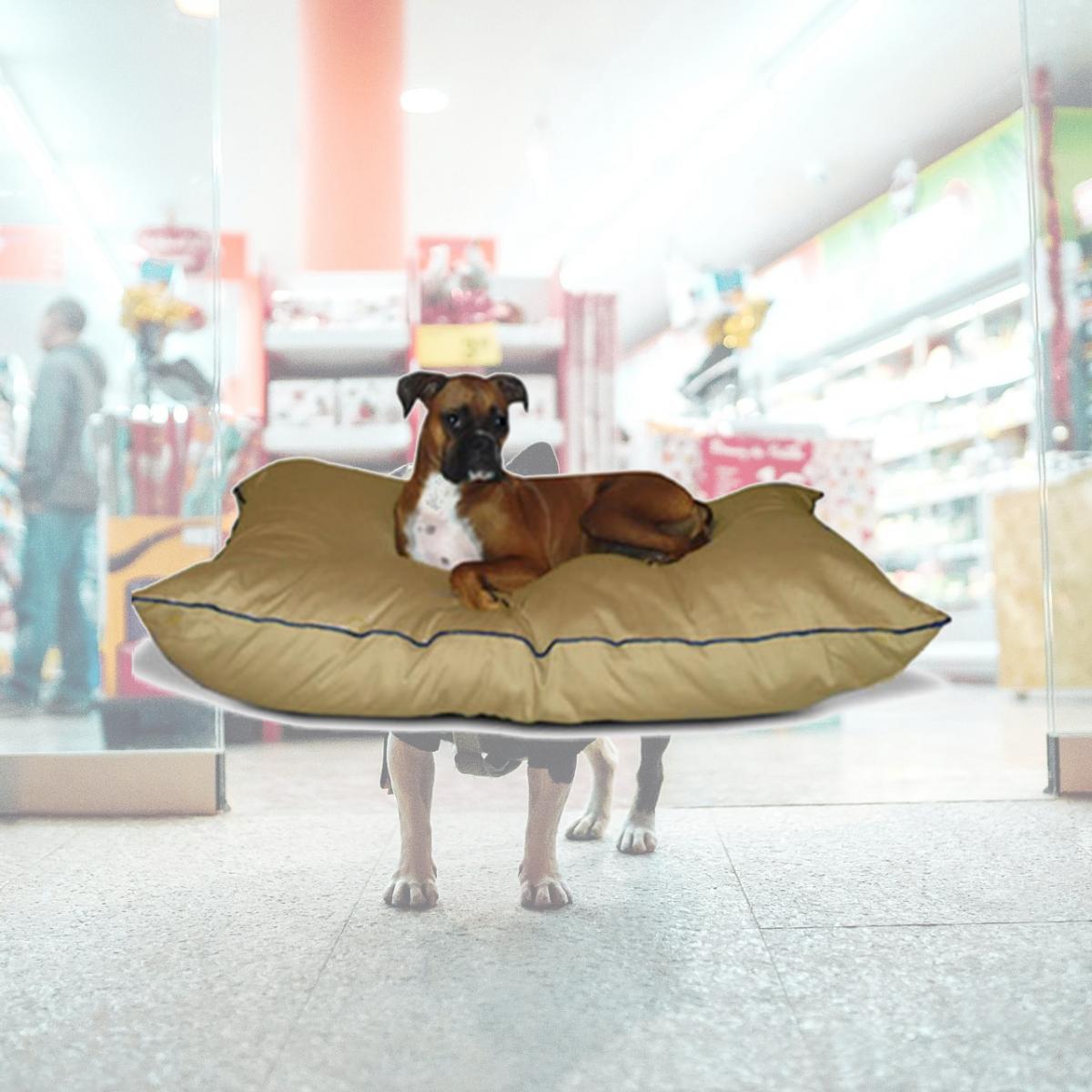 Picture of Majestic Pet 788995653554 28x35 Medium Super Value Pet Bed- Khaki