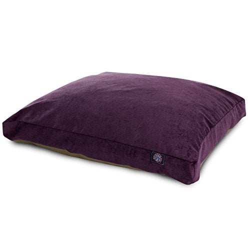Picture of MajesticPet 788995500612 29 x 36 in. Villa Rectangle Pet Bed, Aubergine