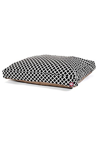 Picture of MajesticPet 788995502029 36 x 44 in. Bamboo Rectangle Pet Bed, Black