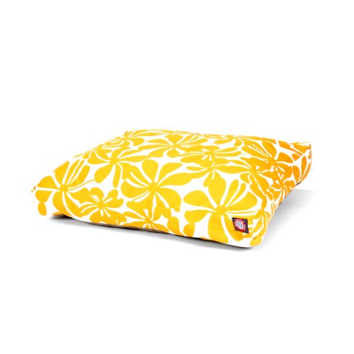 Picture of MajesticPet 788995500162 29 x 36 in. Plantation Rectangle Pet Bed, Yellow