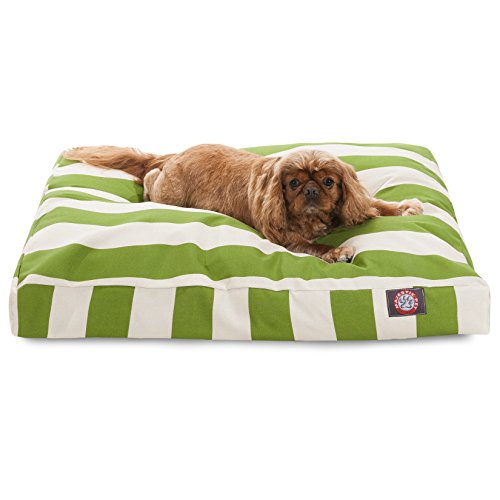 Picture of MajesticPet 788995500209 29 x 36 in. Vertical Stripe Rectangle Pet Bed, Sage
