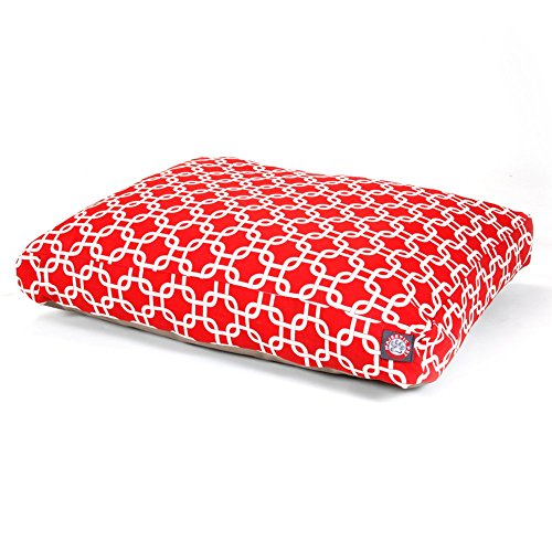 Picture of MajesticPet 788995500292 29 x 36 in. Links Rectangle Pet Bed, Red