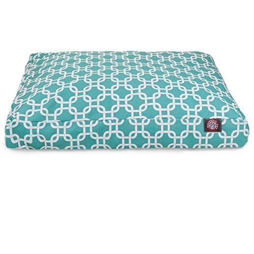 29 x 36 in. Links Rectangle Pet Bed - Teal