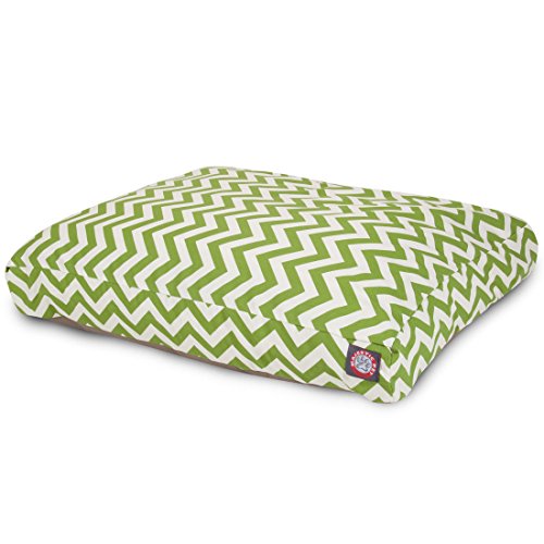 Picture of MajesticPet 788995502234 36 x 44 in. Zig Zag Rectangle Pet Bed, Sage
