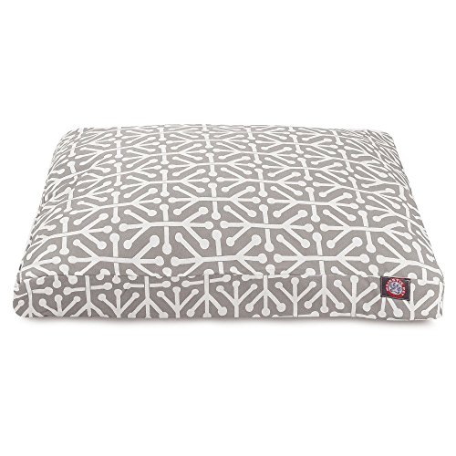 Picture of MajesticPet 788995504788 42 x 50 in. Aruba Rectangle Pet Bed, Grey