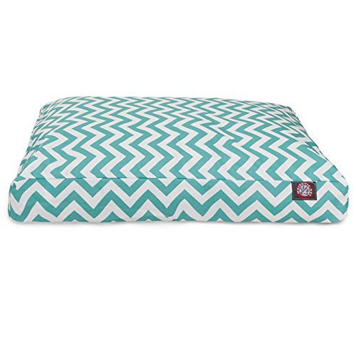 Picture of MajesticPet 788995504900 42 x 50 in. Chevron Rectangle Pet Bed, Teal