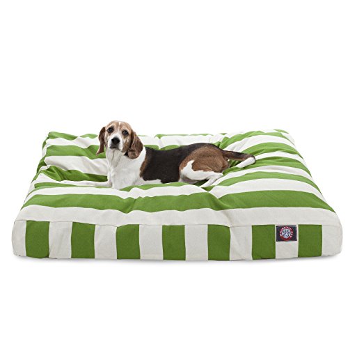 Picture of MajesticPet 788995502203 36 x 44 in. Vertical Stripe Rectangle Pet Bed, Sage