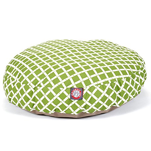 Picture of MajesticPet 788995506034 30 in. Bamboo Round Pet Bed, Sage - Small