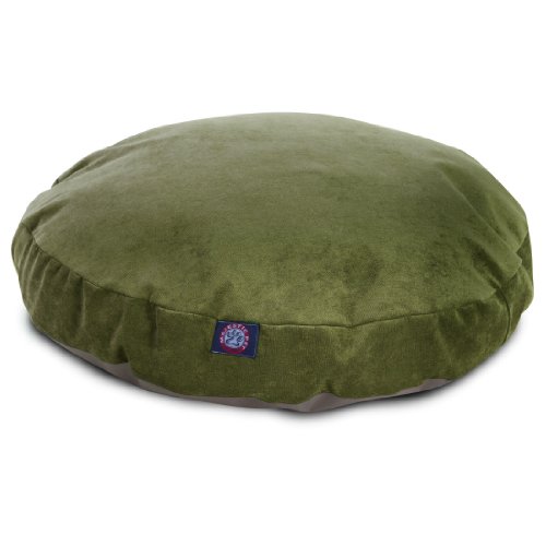 30 in. Villa Round Pet Bed - Fern - Small