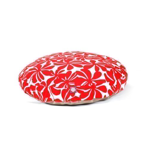Picture of MajesticPet 788995510130 42 in. Plantation Round Pet Bed, Red - Large