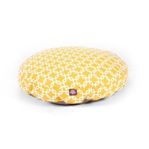 Picture of MajesticPet 788995510284 42 in. Links Round Pet Bed, Yellow - Large