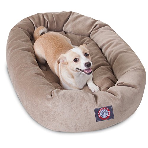 Picture of MajesticPet 788995524571 32 in. Villa Donut Pet Bed&#44; Pearl