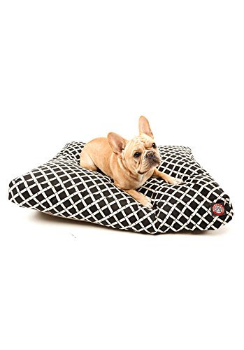 Picture of MajesticPet 788995500025 29 x 36 in. Bamboo Rectangle Pet Bed, Black
