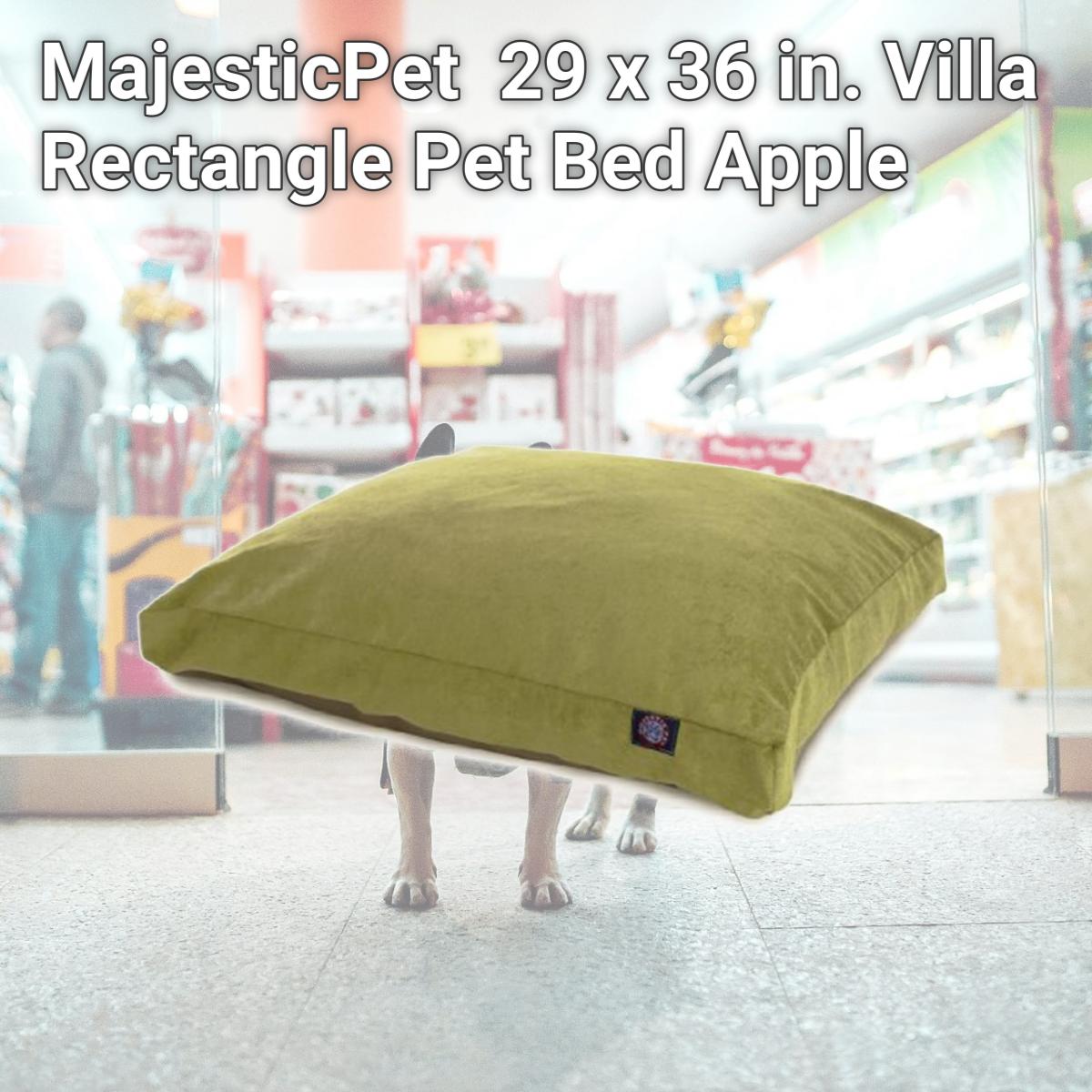 Picture of MajesticPet 788995500582 29 x 36 in. Villa Rectangle Pet Bed, Apple