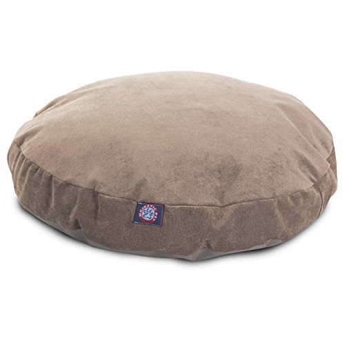 30 in. Villa Round Pet Bed - Pearl - Small