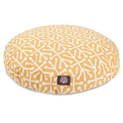 30 in. Aruba Round Pet Bed - Citrus - Small