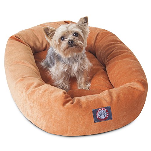 Picture of MajesticPet 788995522522 25 in. Villa Donut Pet Bed&#44; Orange