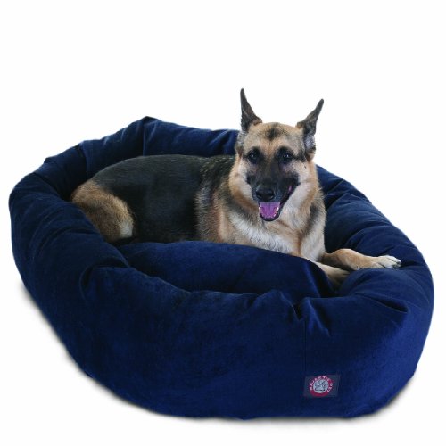 Picture of MajesticPet 788995528593 52 in. Villa Donut Pet Bed&#44; Navy