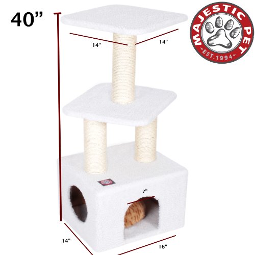 Picture of MajesticPet 788995780014 40 in. Bungalow Sherpa Cat Tree